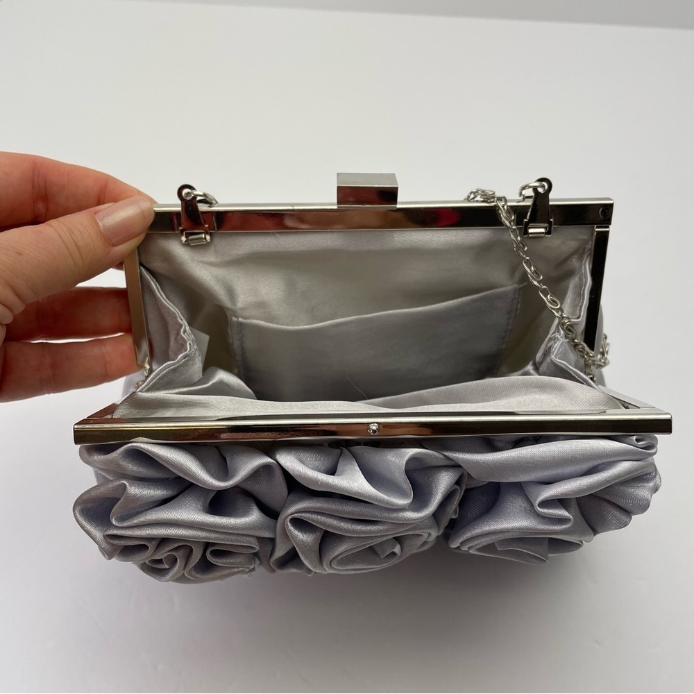Satin Roses Small Clutch - Picture 3 of 10